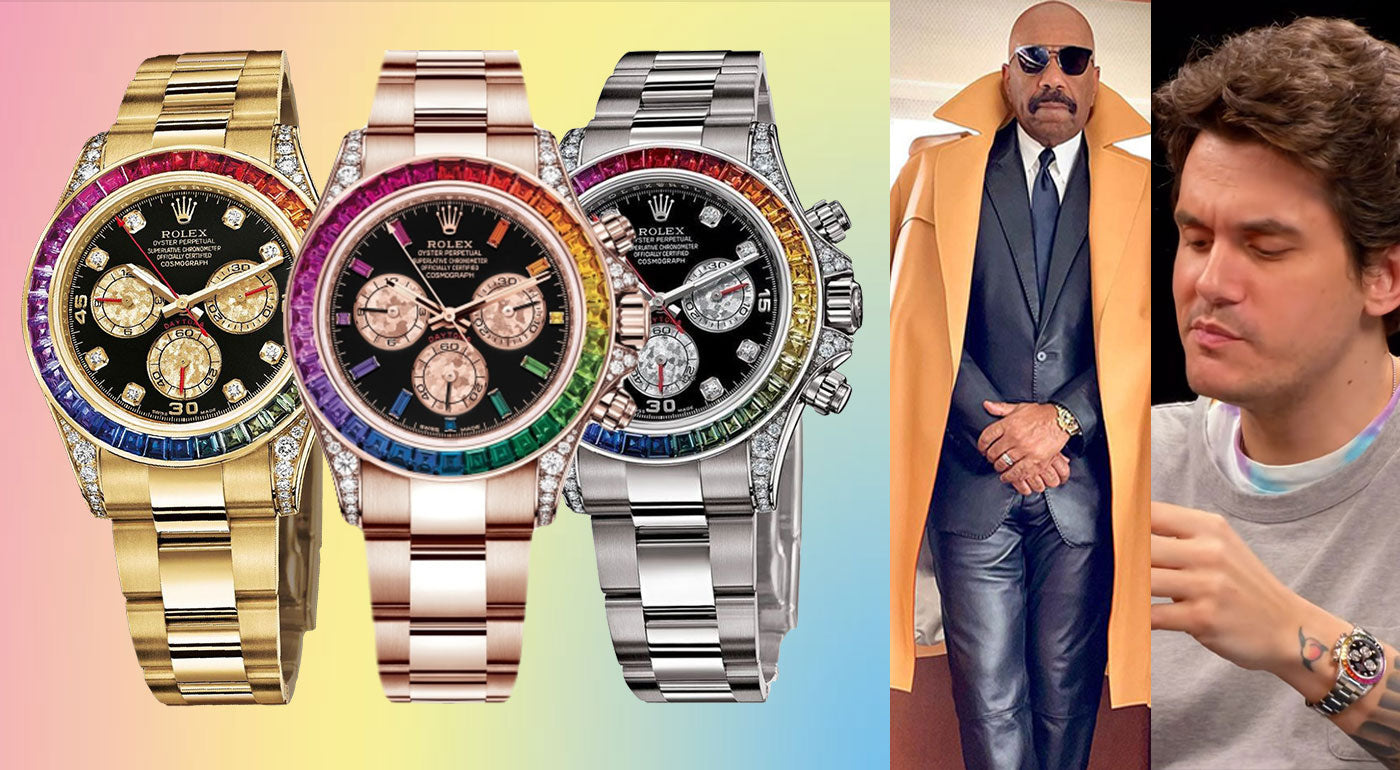 Virkelig Bære butik Rolex Daytona Rainbow - Which Celebrities? – IFL Watches