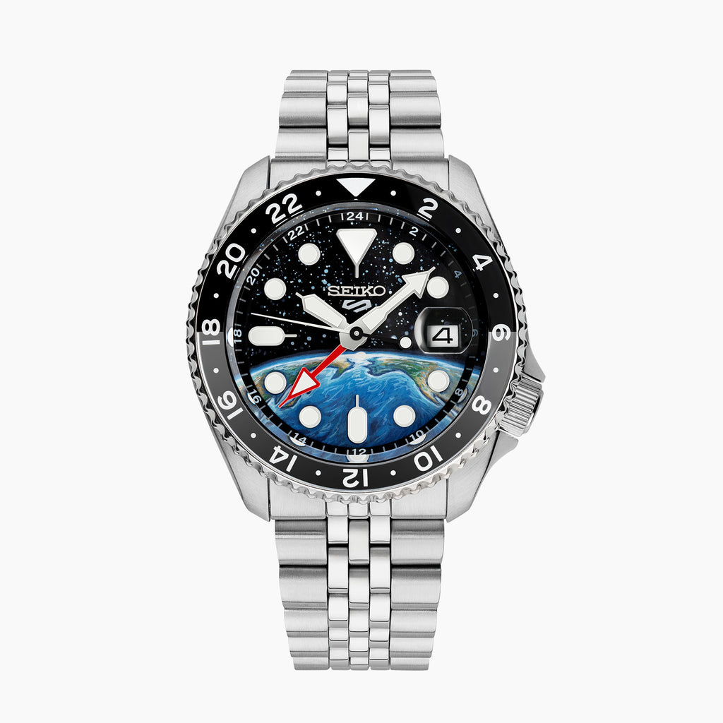 Seiko 腕時計 ソーラー電波 ワールドタイムクロノグラフ