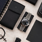Noir Leather Watch Pouch