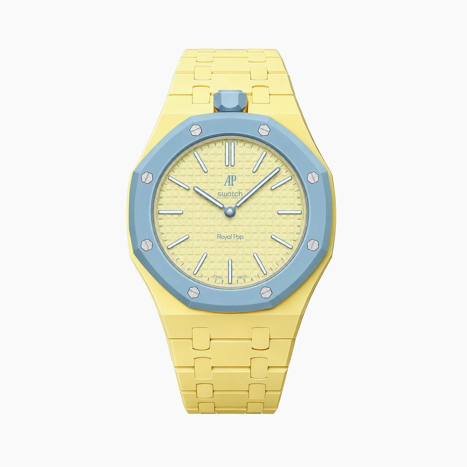 Blaue Acht Swatch x AP Royal Pop Ceramic Case-Strap – IFL Watches