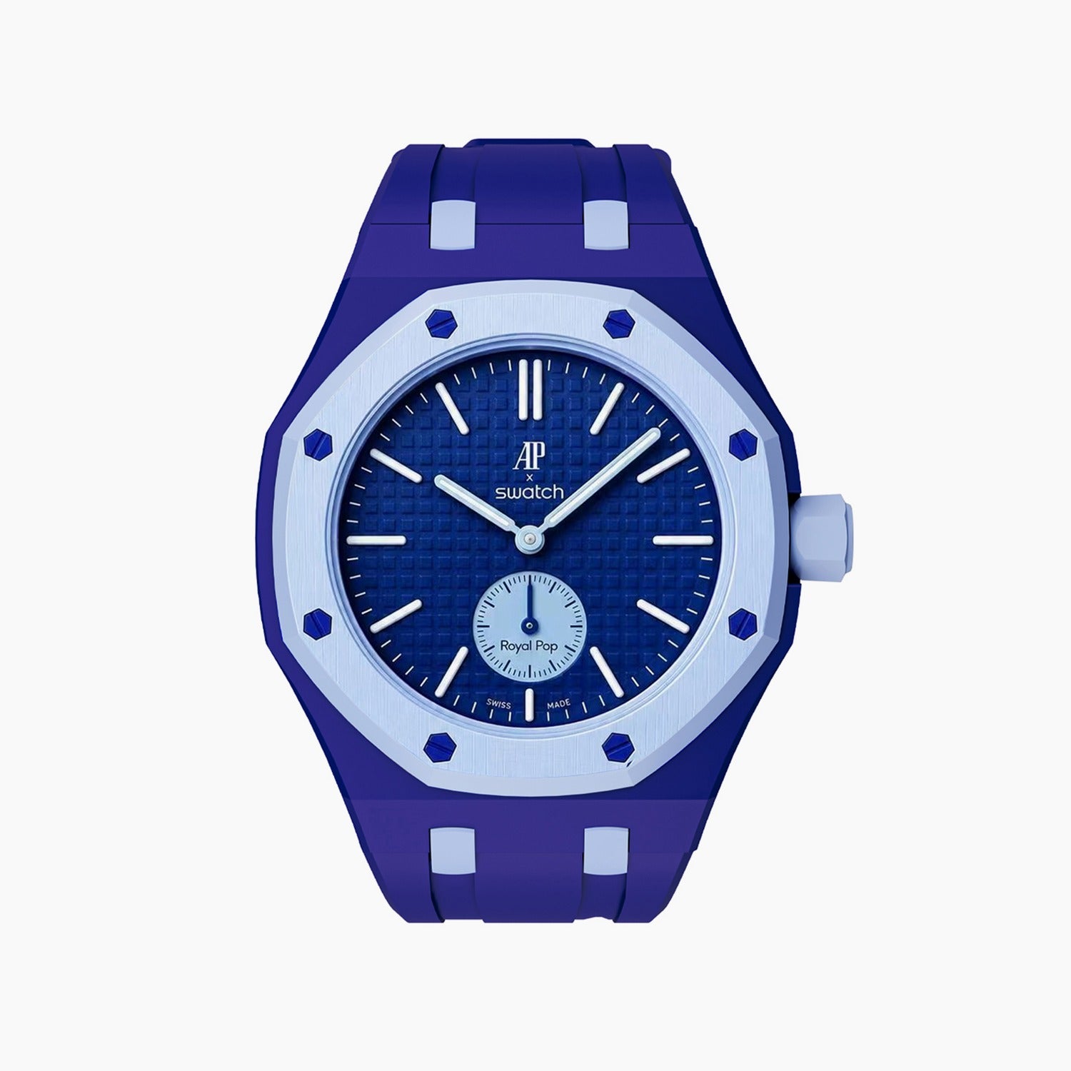 Lan Ba Swatch x AP Royal Pop Rubber Case-Strap – IFL Watches
