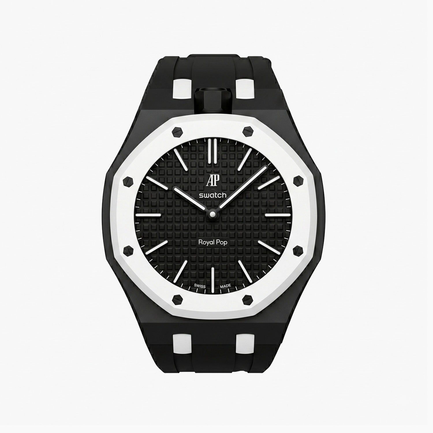 Ocho Negro Swatch x AP Royal Pop Rubber Case-Strap – IFL Watches