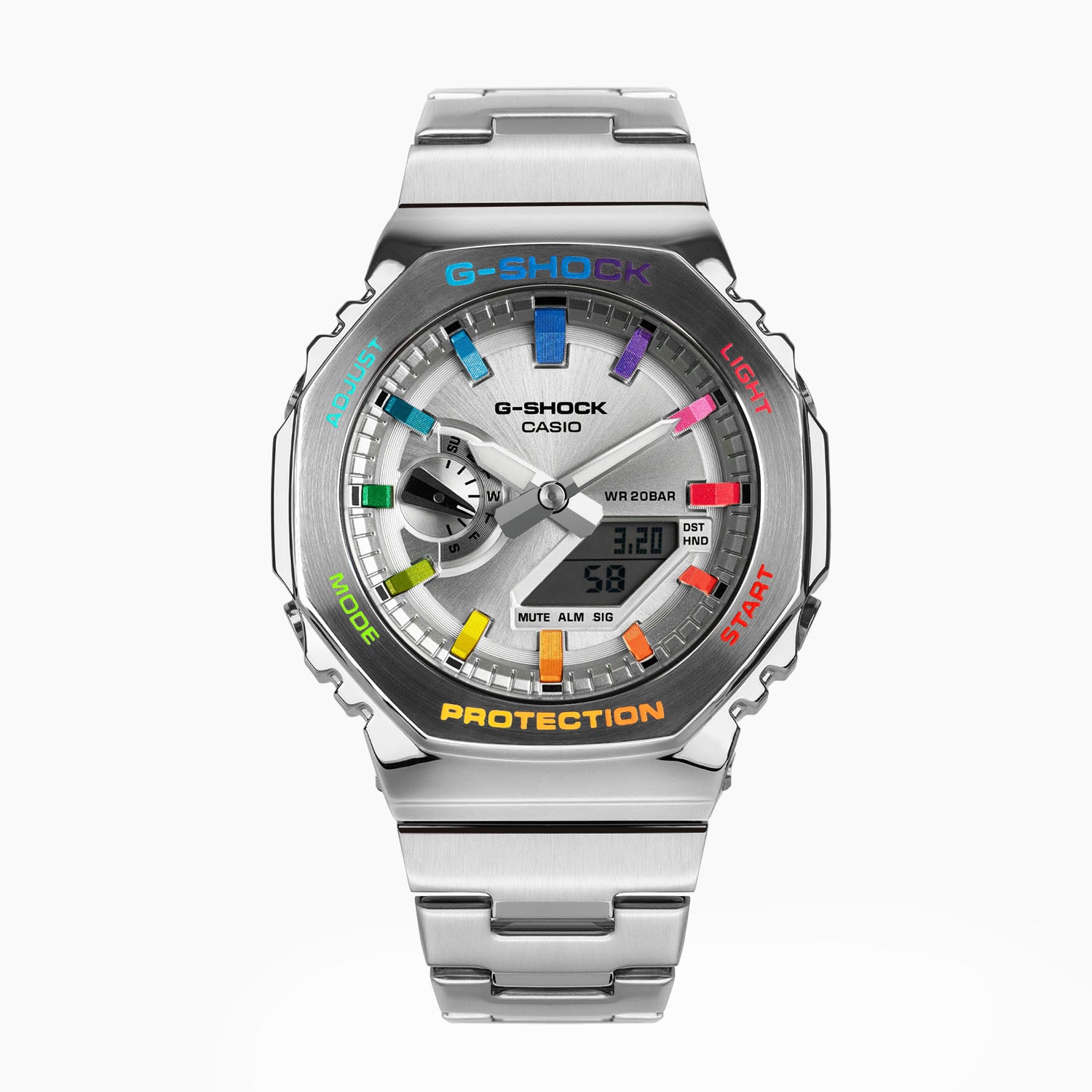 G-Shock CasiOak Full Metal Rainbow – Custom Timepiece – IFL Watches