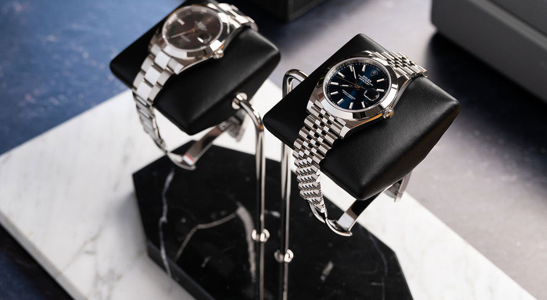 watch stands for Rolex Watches