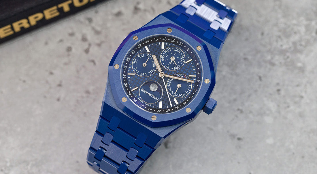 Celebrities with the Royal Oak Perpetual Calendar in Blue Ceramic 26579CS