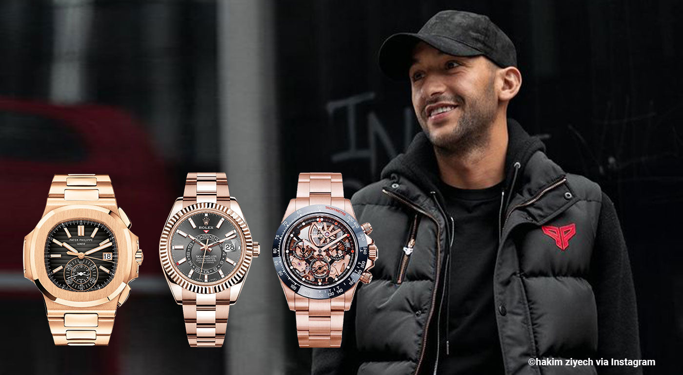 Watch Collection of the Humble Hakim Ziyech Of Morocco