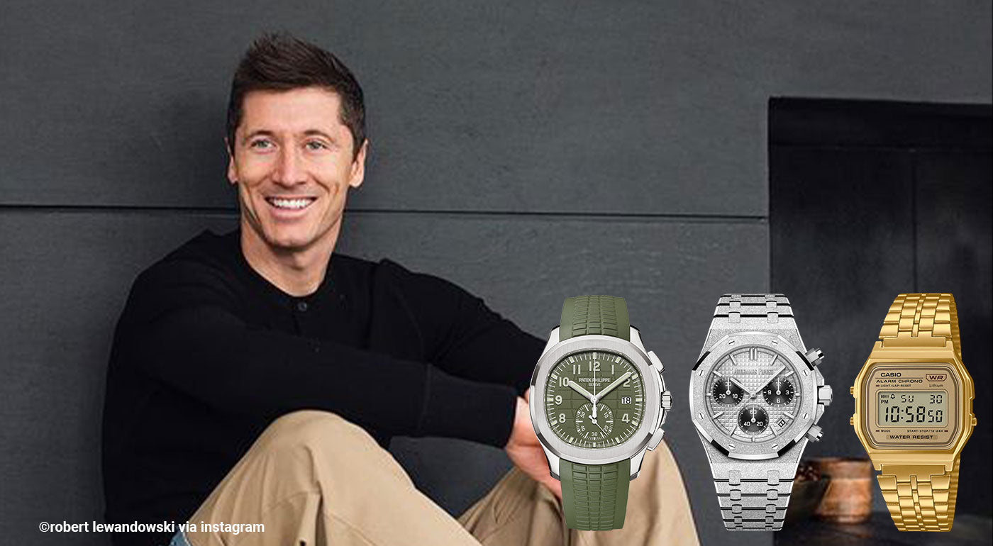 Robert Lewandowski Watch Collection Includes The Humble Casio Watch – Ifl  Watches