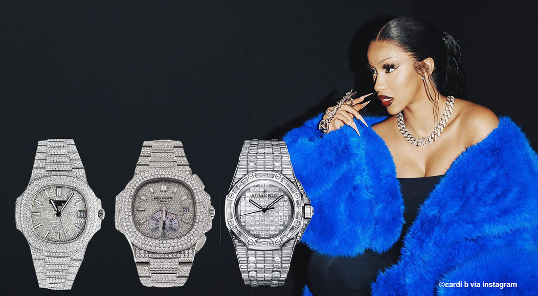 watch collection of cardi b