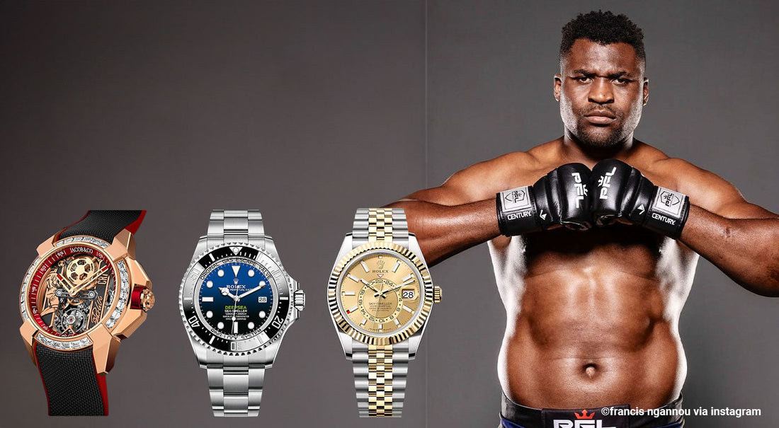 Watch collection of Francis Ngannou