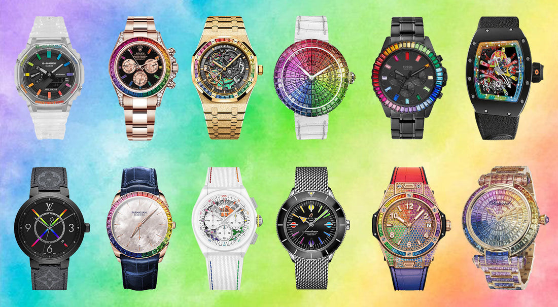 The Fun and Playful Rainbow Watches with Brilliant Colored Gemstones – IFL  Watches