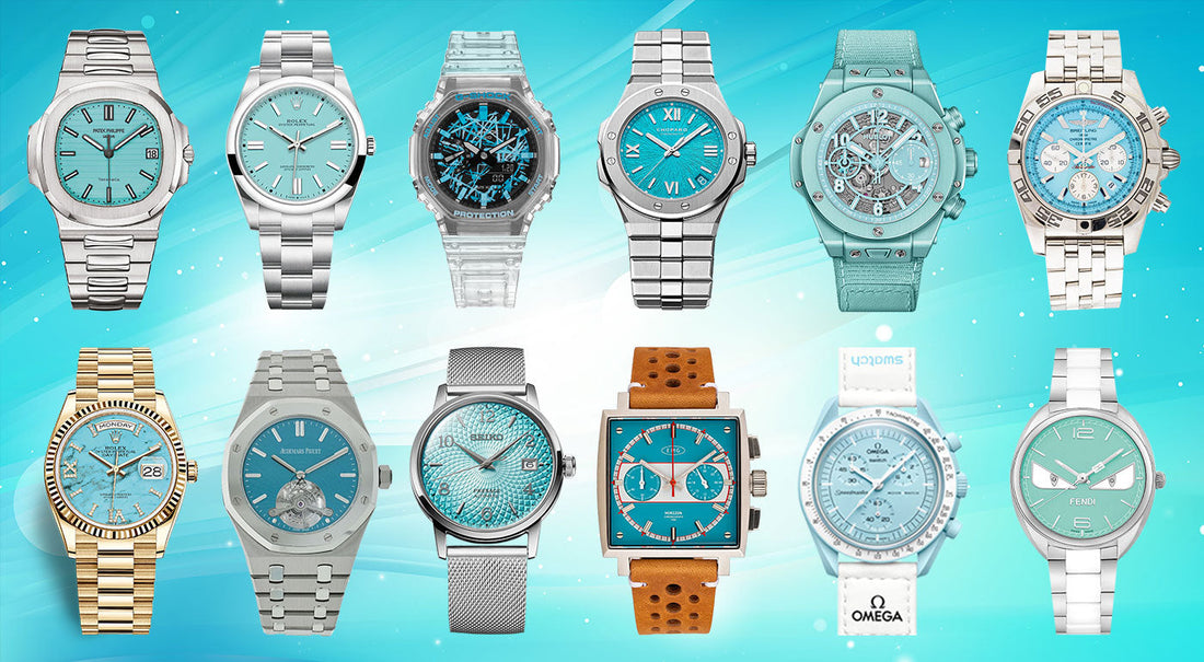 Turquoise dial watches