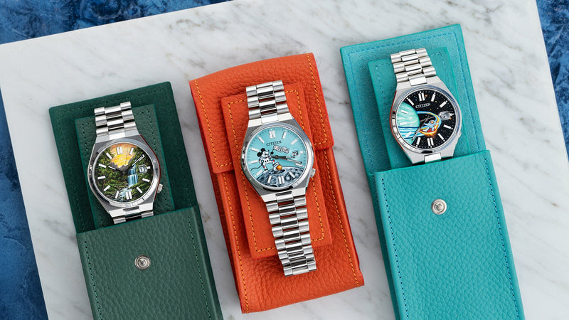 Citizen watch with exclusive custom hand-painted artwork by IFL Watches