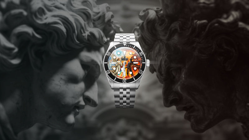 Custom Tudor watches collection featuring hand-painted bespoke artwork by IFL Watches