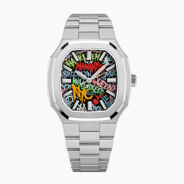 トップス RECOGNIZE XL Manhattan Record MURO MAEN x IFL Manhattan Graffiti – Limited Edition – IFL Watches