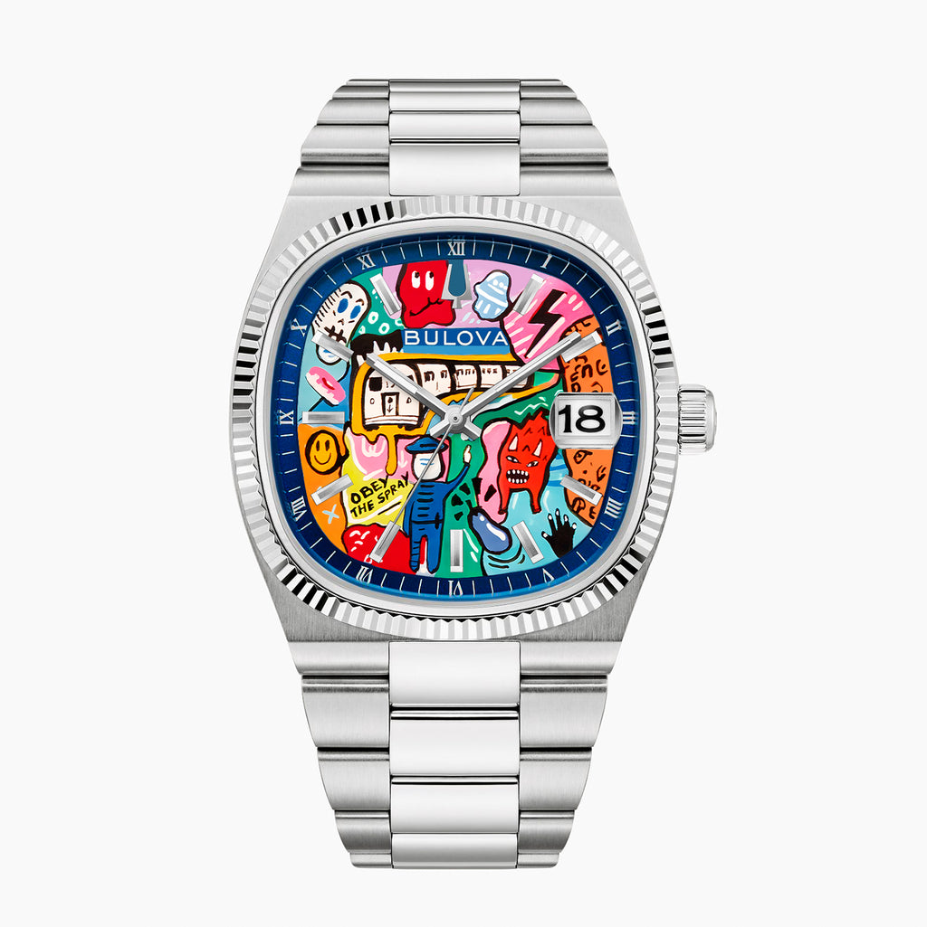 Bulova Super Seville Mural – Limited edition Bulova Super Seville with hand-painted graffiti art design, customized exclusively by IFL Watches
