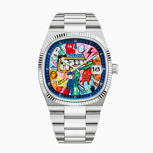 Bulova Super Seville Mural – Limited edition Bulova Super Seville with hand-painted graffiti art design, customized exclusively by IFL Watches