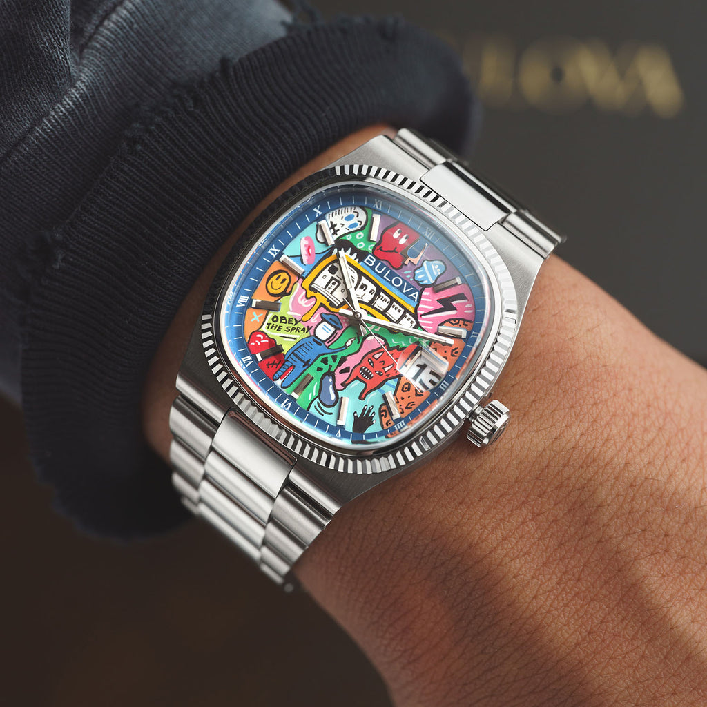 Bulova Super Seville Mural – Limited edition Bulova Super Seville with hand-painted graffiti art design, customized exclusively by IFL Watches