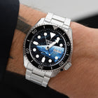 Deep Ocean Predator Concept by IFL Watches – Hand-painted shark-themed dial on the custom Seiko 5 Sports