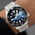 Deep Ocean Predator Concept by IFL Watches – Hand-painted shark-themed dial on the custom Seiko 5 Sports