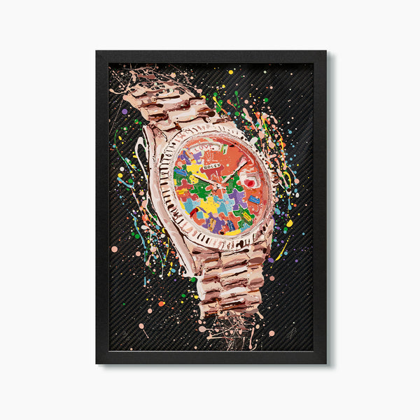 Rolex Day-Date President Puzzle – Carbon Fiber Art – IFL Watches