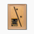 Rolex Day-Date President Puzzle – A hand-painted carbon fibre wall art by artist Katy Barnfield.