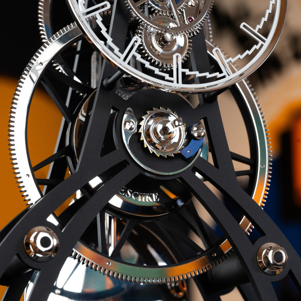 Table Clock NT 8 GT Black – Horological Masterpiece – IFL Watches
