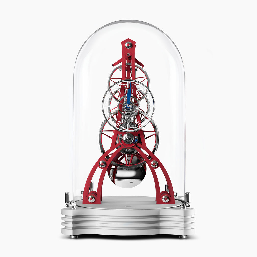 Table Clock NT 8 GT Red – Horological Masterpiece – IFL Watches