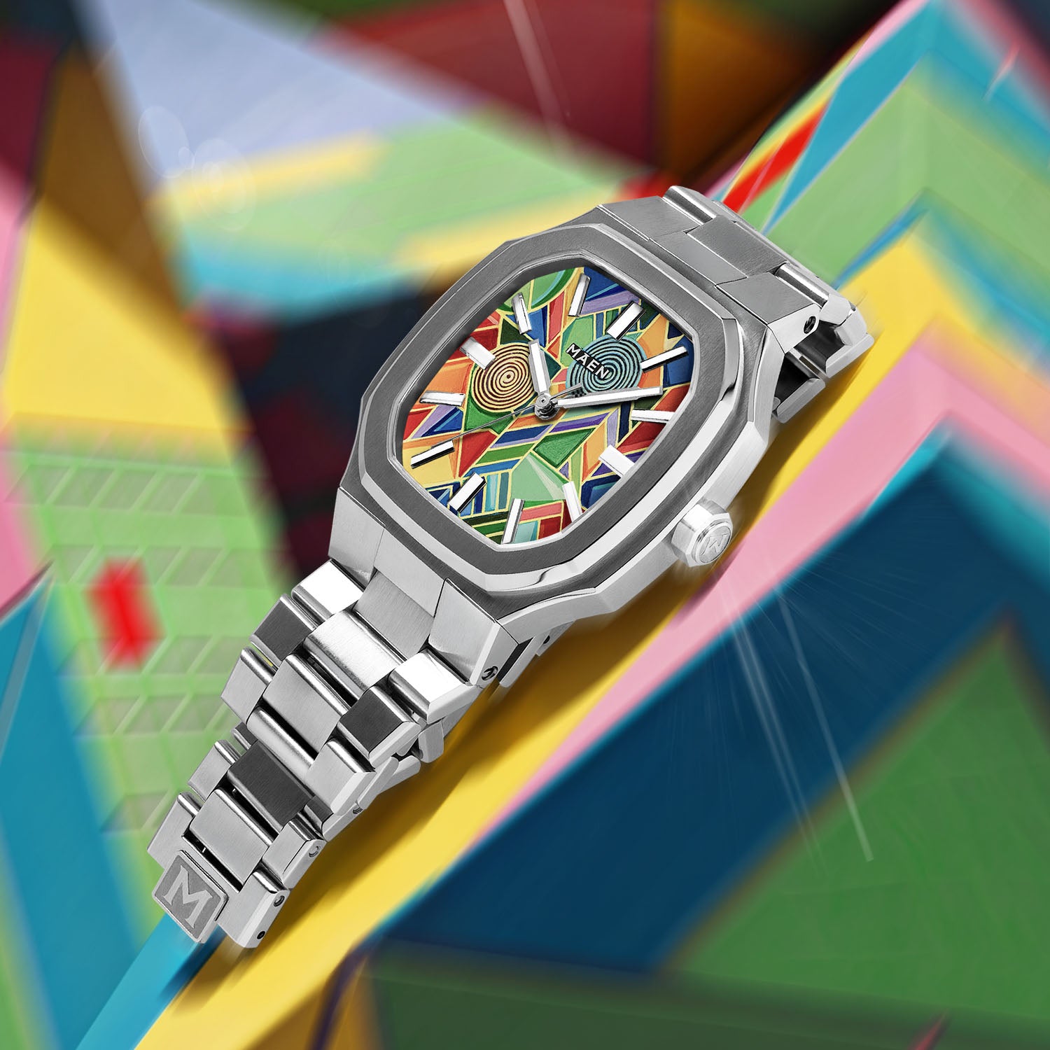 正規新品Nicolai Canetti ポストモダン メンフィススタイル 時計 Exclusive Timepieces with Unique Dial Art – IFL Watches