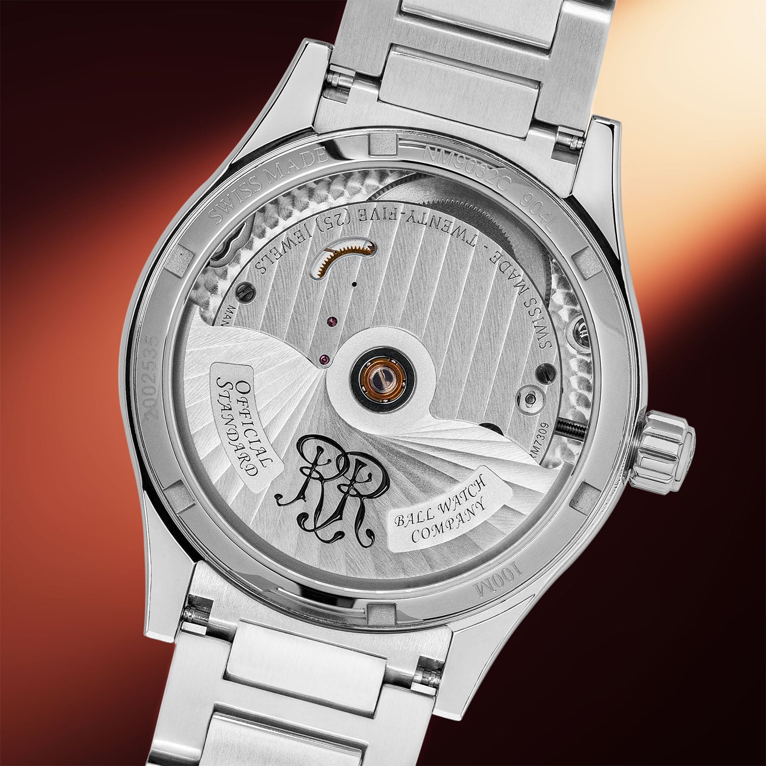 Ball Engineer M Ascension — RRM7309-C Swiss automatic movement visible through sapphire caseback, limited edition by IFL Watches.