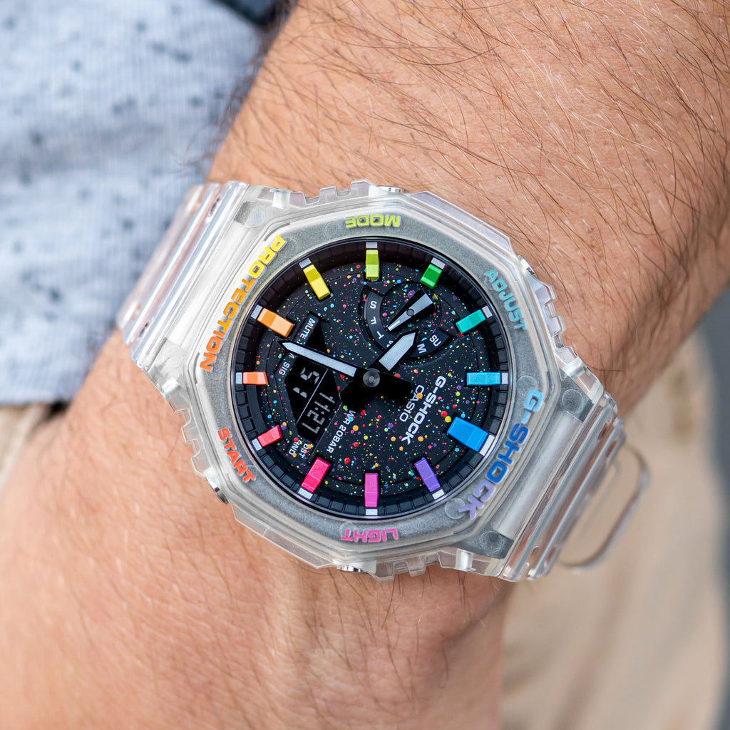 G shock crystal clear sale