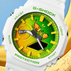 Bright and bold G-Shock CasiOak Banana Split timepiece, a playful accessory for the fashion-forward
