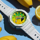 Exclusive G-Shock CasiOak Banana Split watch, where art meets precision in a limited 100-piece release