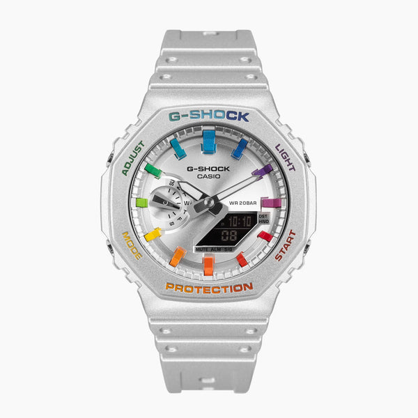 G Shock CasiOak Chrome Rainbow IFL Watches