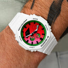 Unique G-Shock CasiOak Post Melone watch with a juicy watermelon dial, limited to 100 pieces