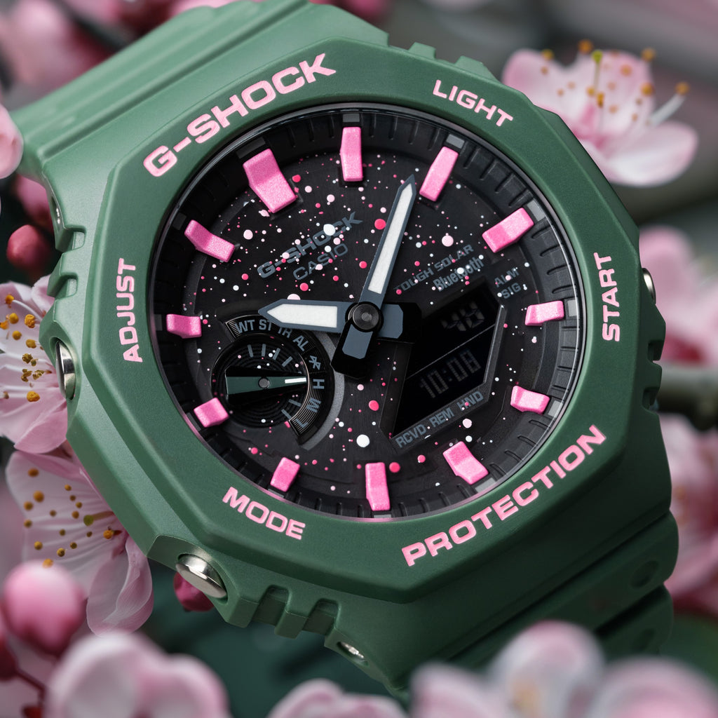 G Shock CasiOak Cherry Blossom