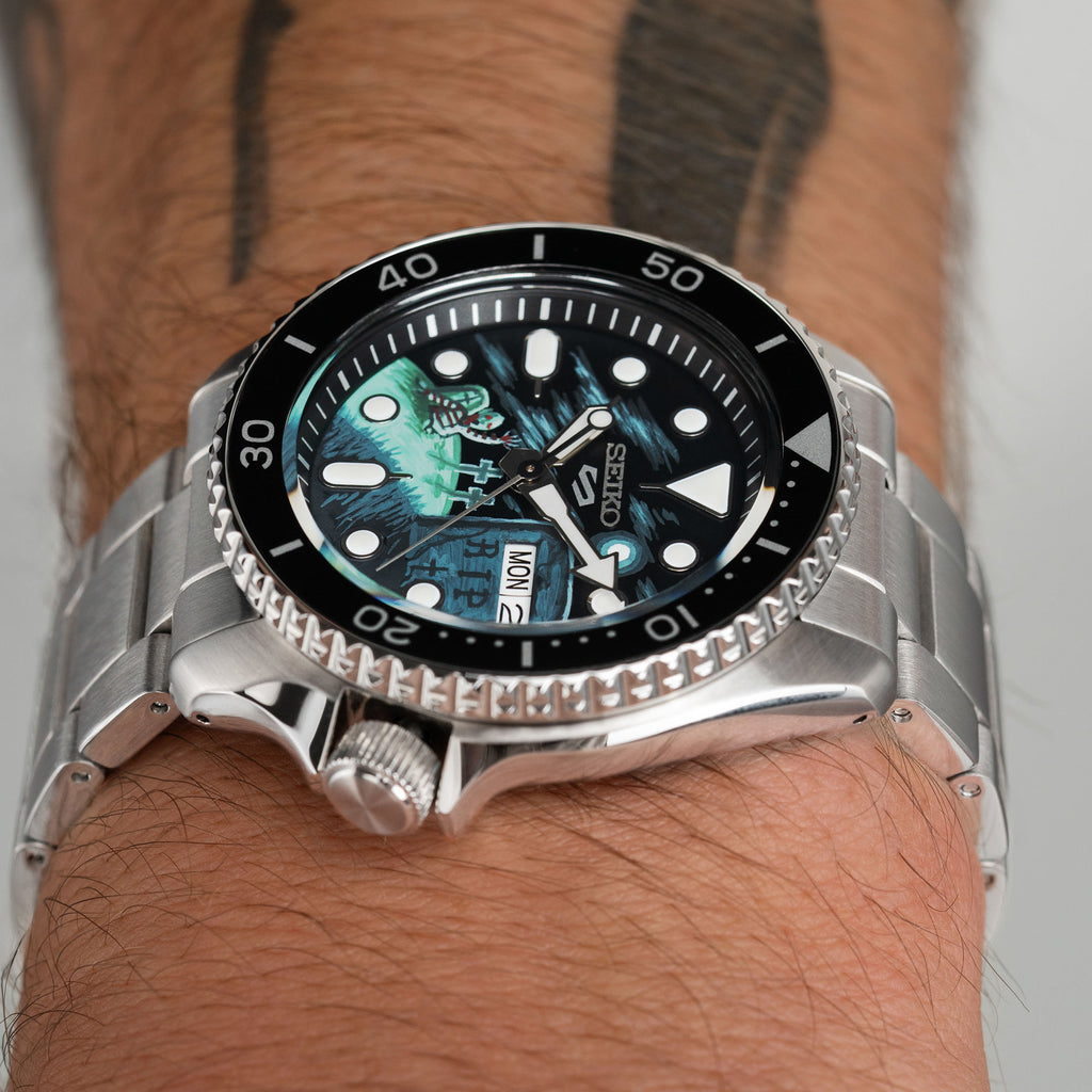 GhoulZ Concept realized on Seiko 5 Sports Limited Edition