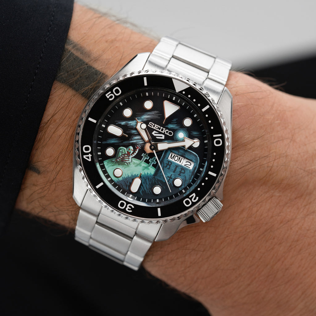 GhoulZ Concept realized on Seiko 5 Sports Limited Edition