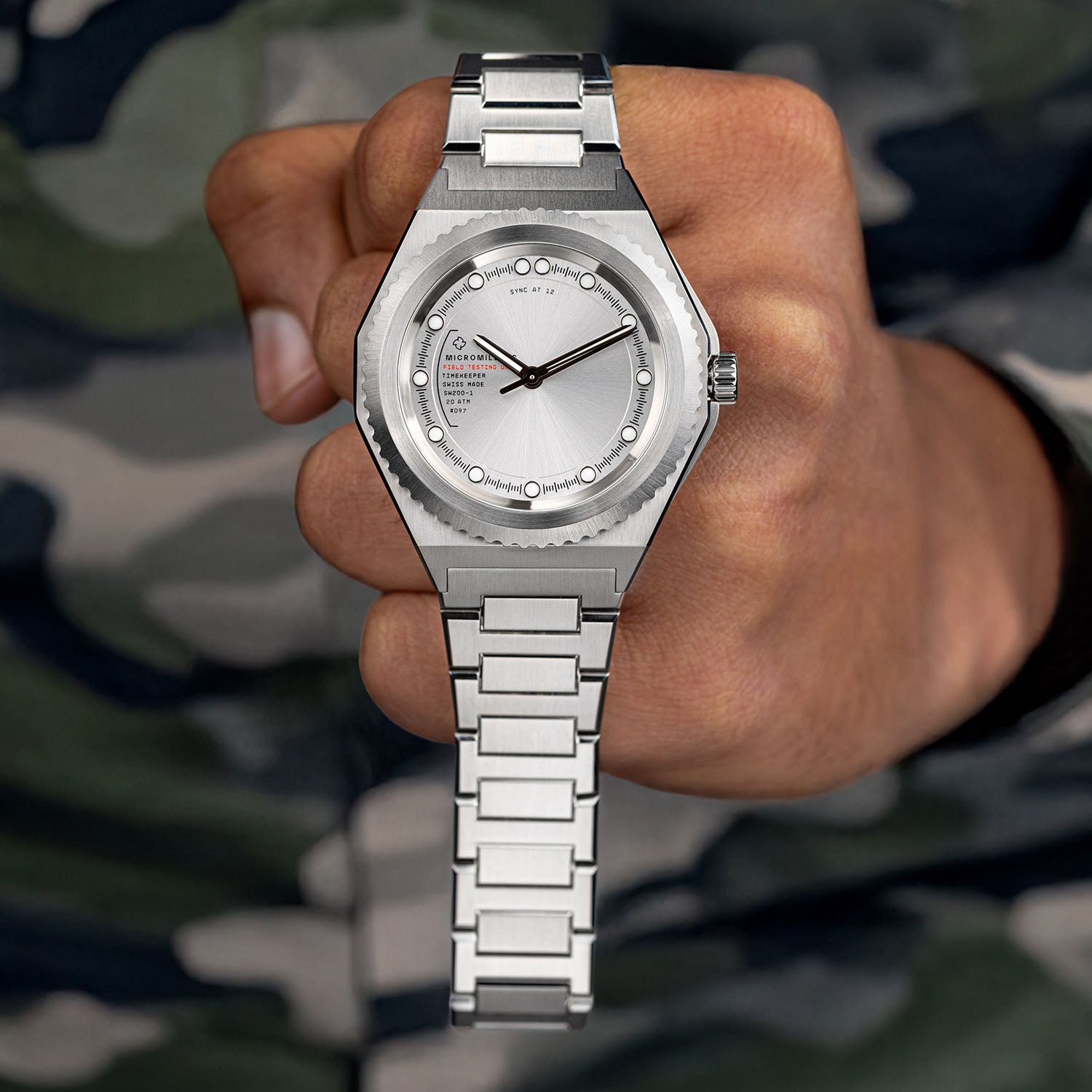 The Field-Testing Unit – MICROMILSPEC Swiss mechanical military watch trusted by professionals in field operations.