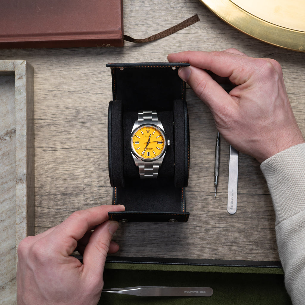 Noir Watch Roll – One Watch – IFL Watches Noir Watch Roll – One Watch – IFL Watches