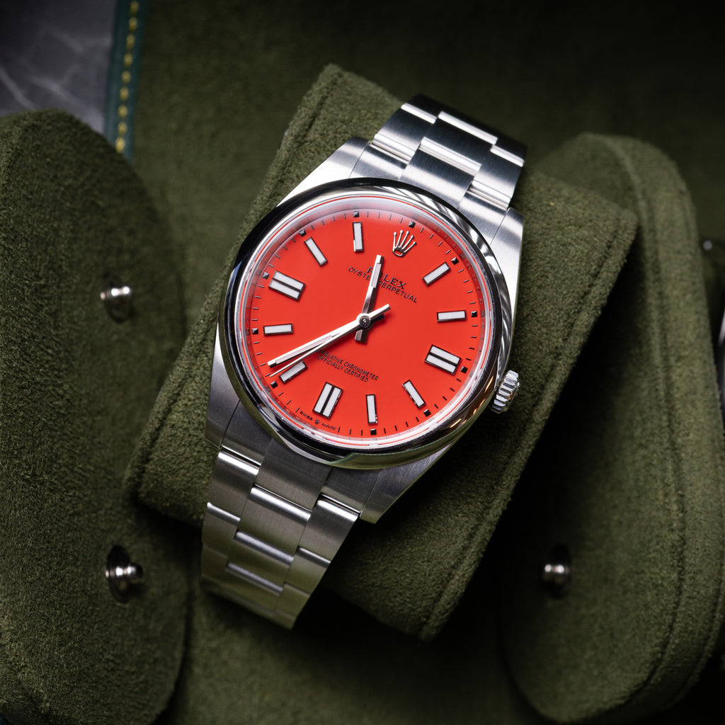 Olive Watch Roll – Three Watches