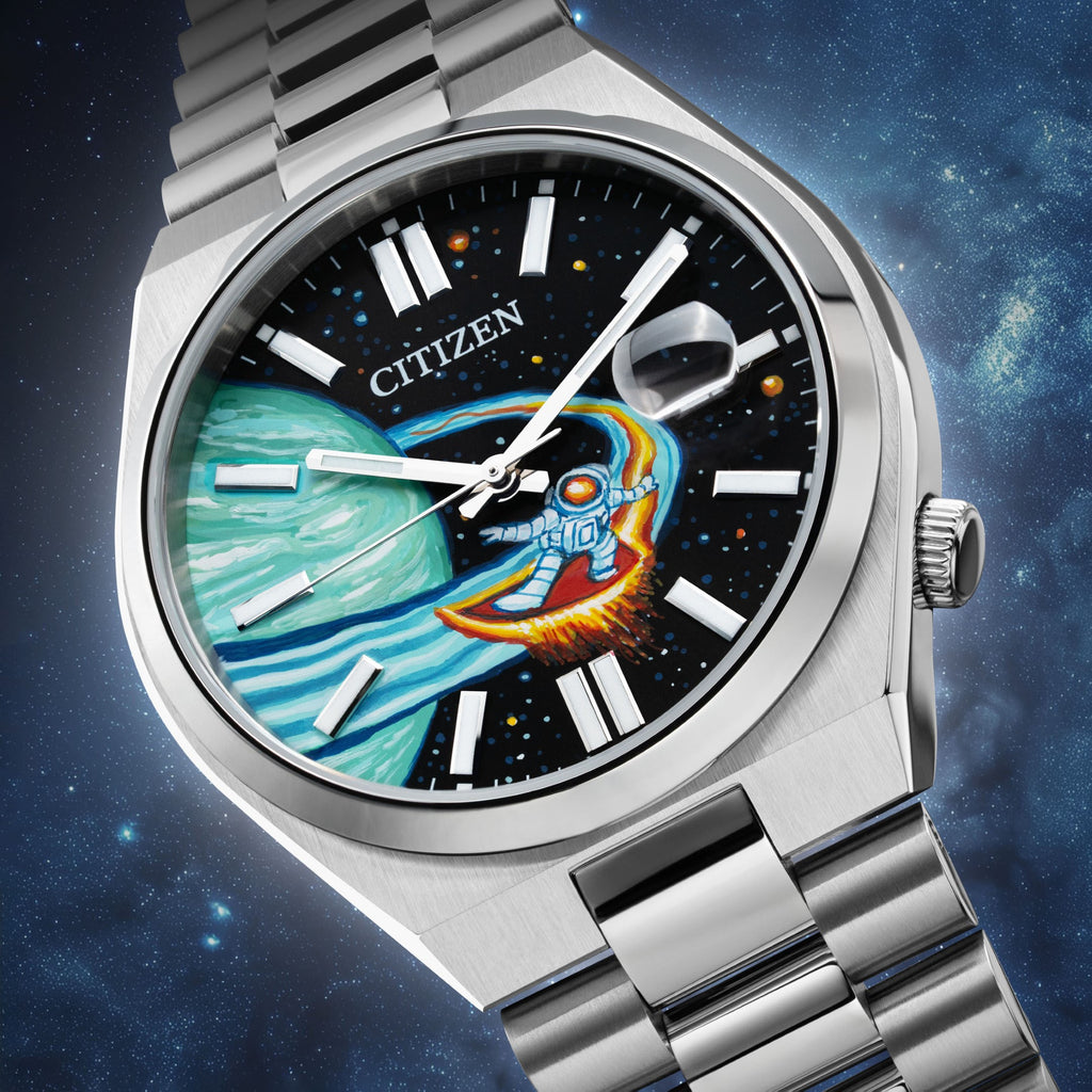 Customized Space Surfer concept applied on Citizen Tsuyosa Automatic watch.