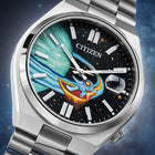 Exclusive hand-painted Space Surfer timepiece in the Citizen Tsuyosa Automatic series.