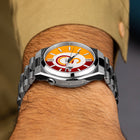 Citizen Tsuyosa 40 Aslanlar Sahada – Hand-painted custom Citizen Tsuyosa featuring Turkish football heritage in yellow and red, a bespoke timepiece by IFL Watches