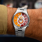 Citizen Tsuyosa 40 Aslanlar Sahada – Hand-painted custom Citizen Tsuyosa featuring Turkish football heritage in yellow and red, a bespoke timepiece by IFL Watches