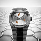 Bulova Super Seville Honeycomb – Hand-painted custom Bulova featuring honeycomb texture and bee seconds hand, a limited edition timepiece by IFL Watches