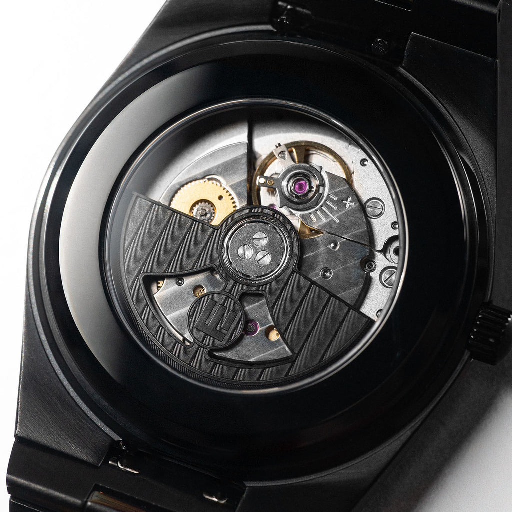 IFL Watches Canvax MK-01 – Hand-painted custom Canvax featuring neon steampunk soldier artwork, a bespoke timepiece by IFL Watches