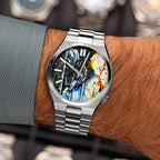 Citizen Tsuyosa 40 Le Loup – Hand-painted custom Citizen Tsuyosa 40mm with wolf artwork, a bespoke timepiece by IFL Watches