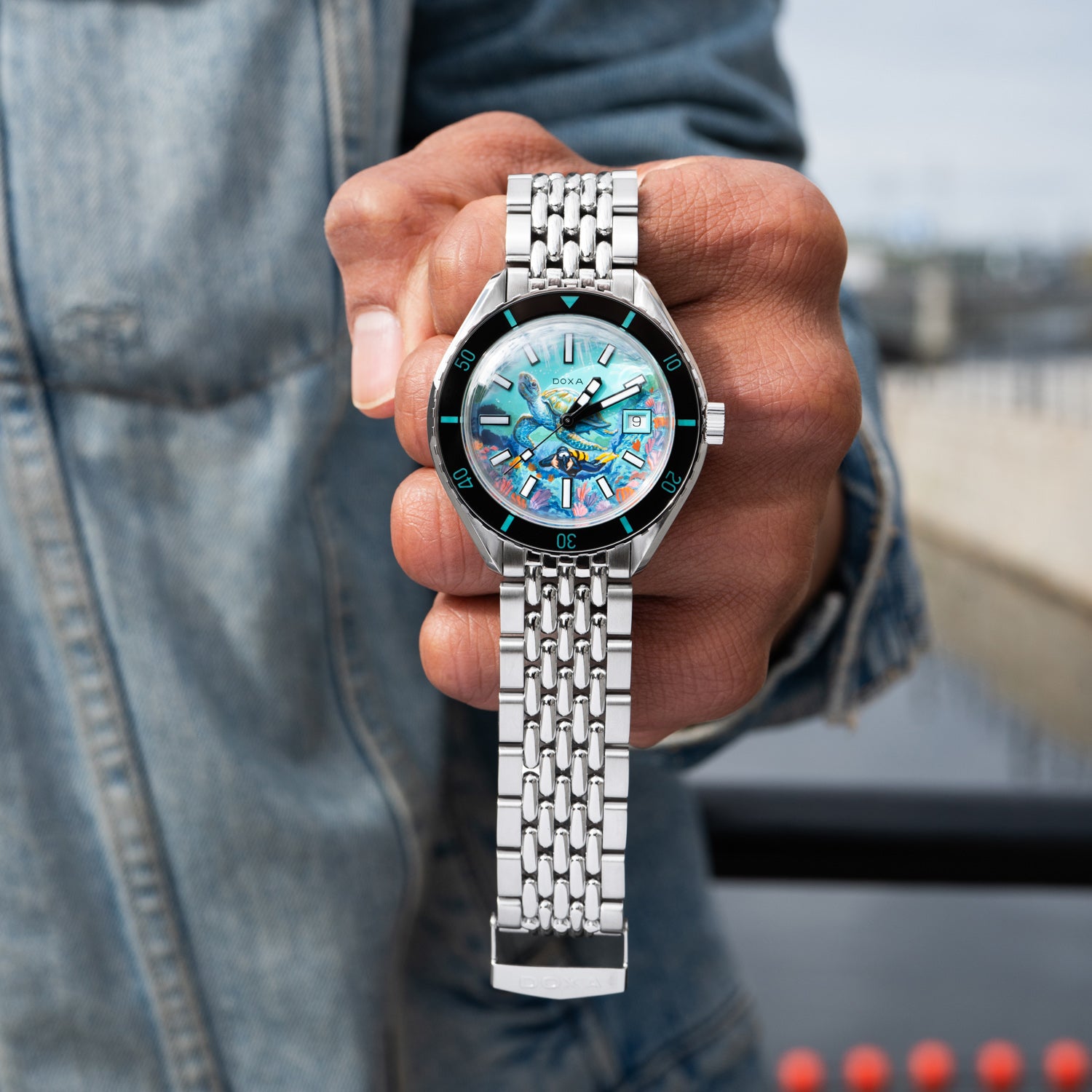 DOXA Aquamarine Reef Turtle – Limited Edition – IFL Watches DOXA Aquamarine Reef Turtle – Limited Edition – IFL Watches