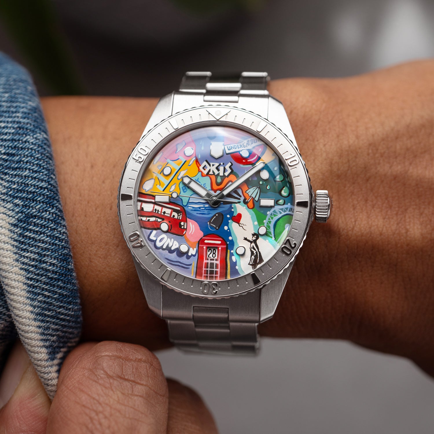 シャンテイリア Oris Diver 65 Spray Britannia – Bespoke Timepiece – IFL Watches