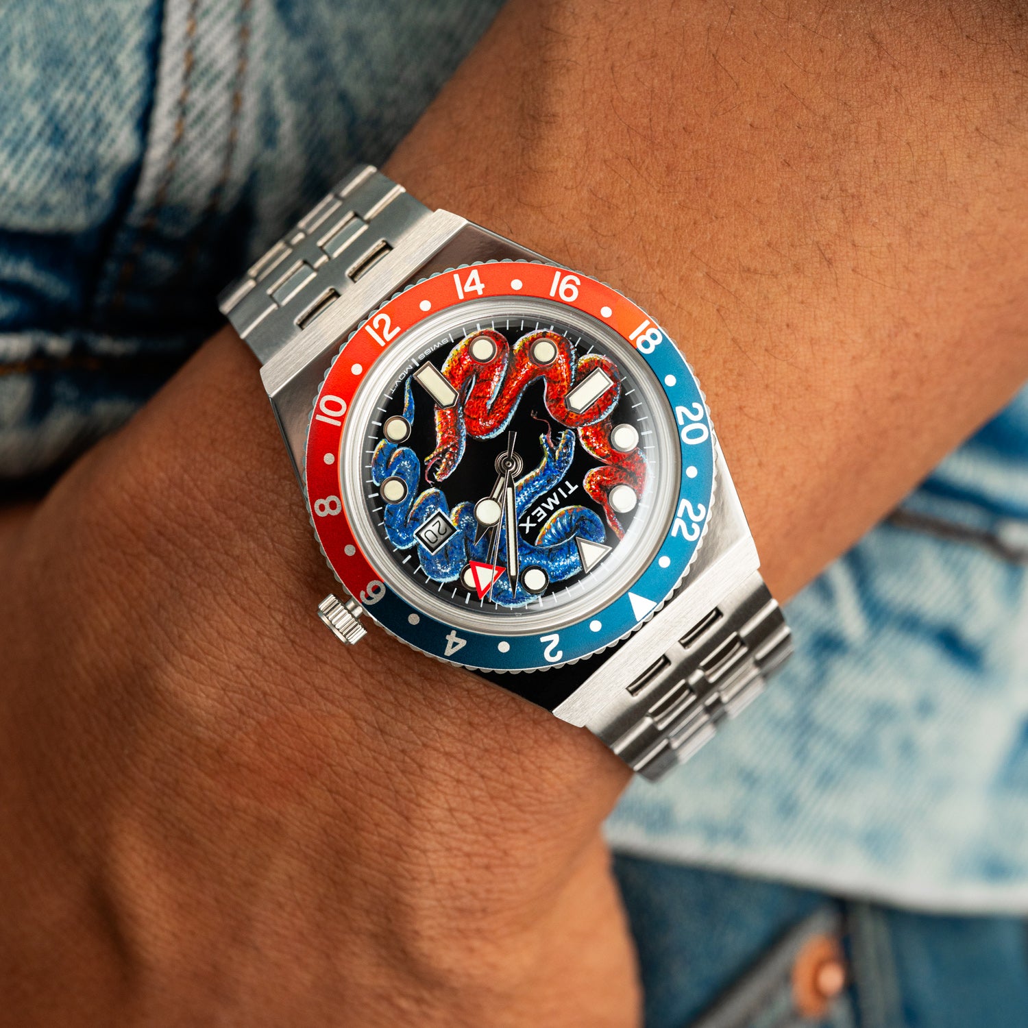 Timex Q GMT Twin Serpents – Limited Edition – IFL Watches